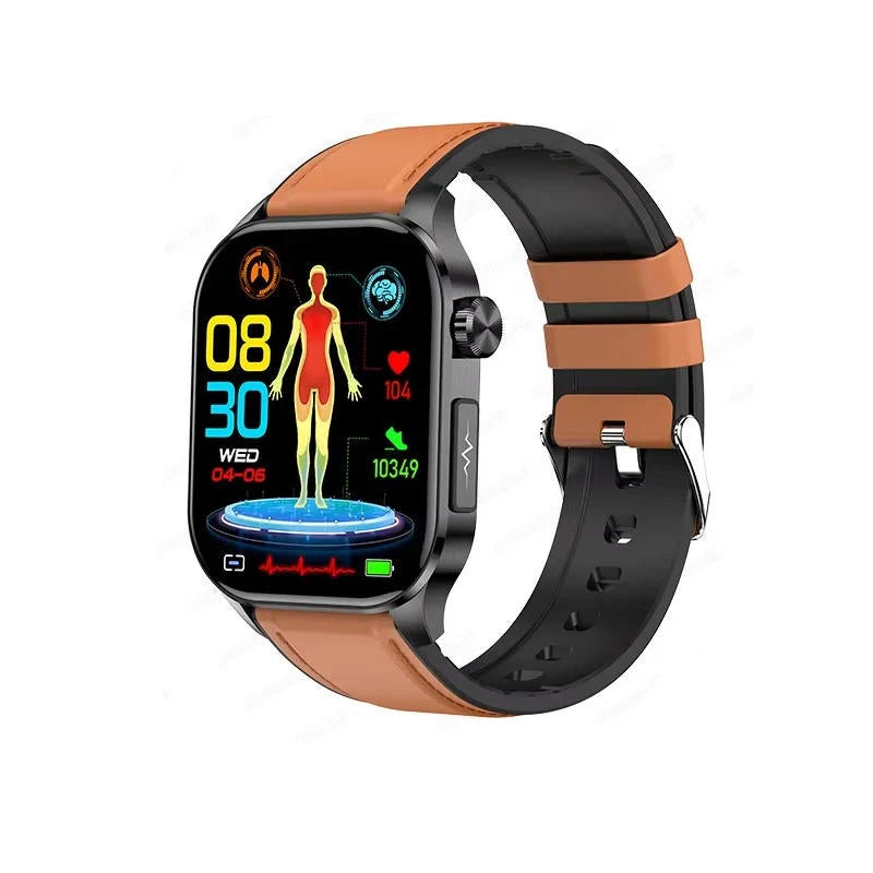 Health Monitoring Smartwatch for Seniors – Blood Pressure and Sugar Tracking