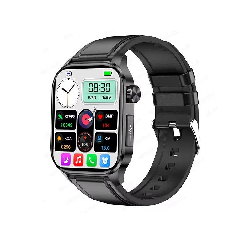 Health Monitoring Smartwatch for Seniors – Blood Pressure and Sugar Tracking
