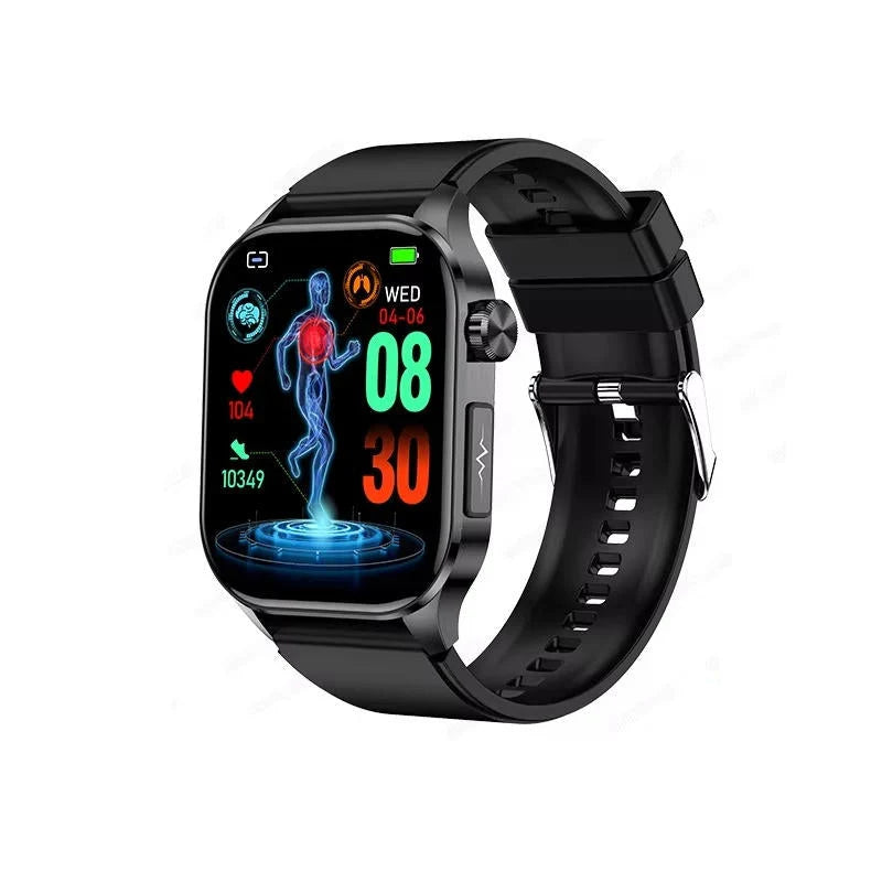 Health Monitoring Smartwatch for Seniors – Blood Pressure and Sugar Tracking