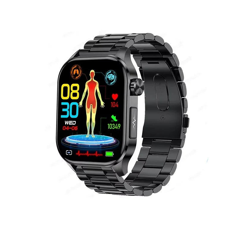 Health Monitoring Smartwatch for Seniors – Blood Pressure and Sugar Tracking